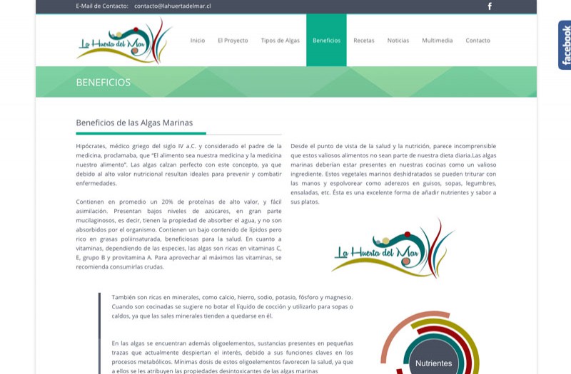 La Huerta del Mar - WDesign - Diseño Web Profesional